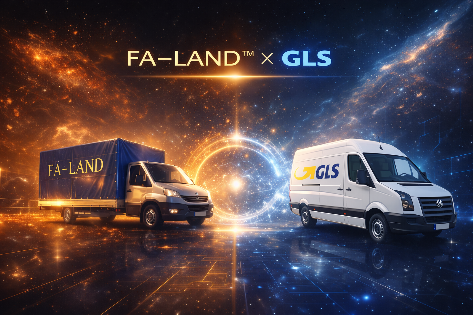Fa-Land x GLS universe delivery
